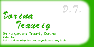 dorina traurig business card